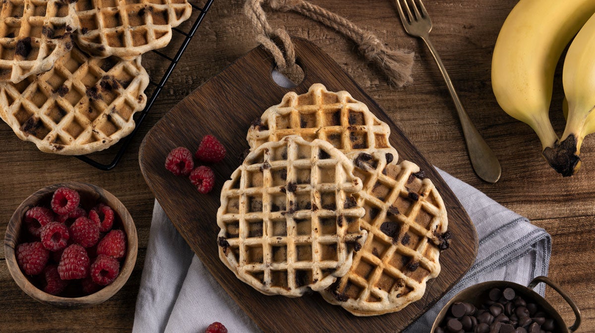 Receta Waffles De Chocobanana Deliciosos Recetas Nestl