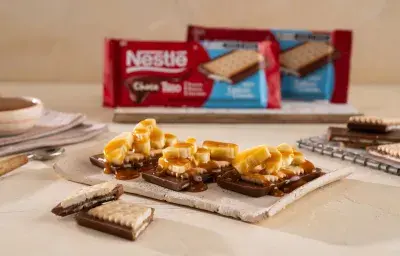 Banoffee con chocotrio Banoffee con chocotrio