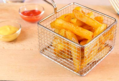 Papas fritas, cómo fritar en fritura profunda