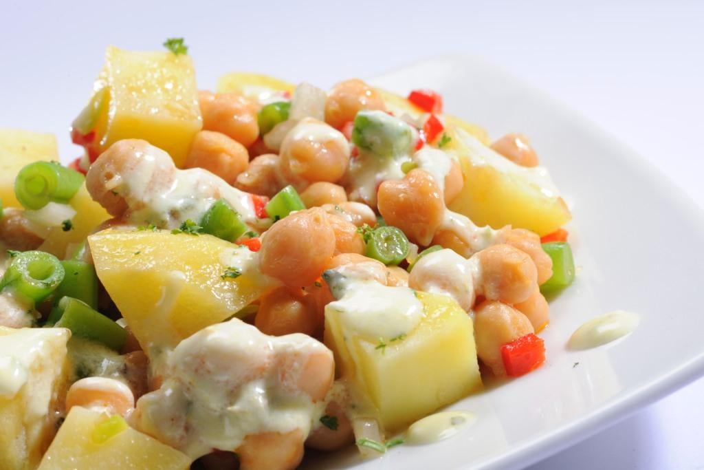 Receta ensalada con garbanzo y vainita | Recetas Nestlé