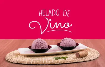 Helado de vino