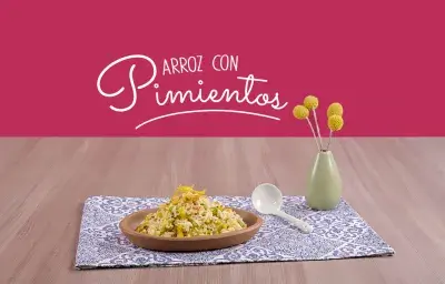 Arroz con pimientos