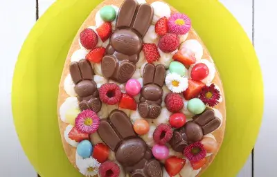 Pastel de pascua con KitKat® Bunny