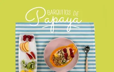 Barquitos de papaya