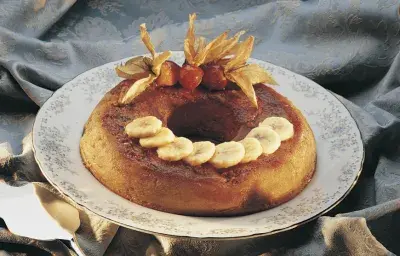 Flan de Banano