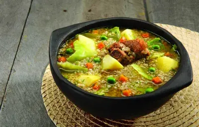 Sopa de Arroz de Cebada