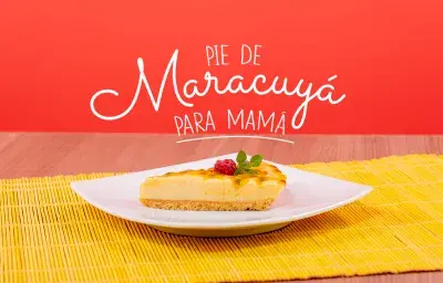 Pie de maracuya para mamá