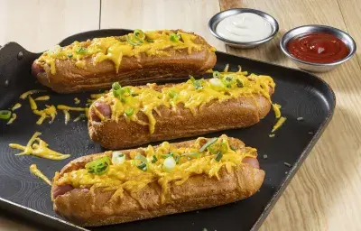 Hot Dog de Queso con Grill