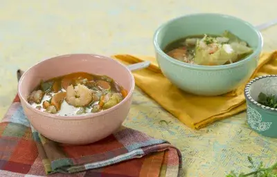 Sopa de camarón