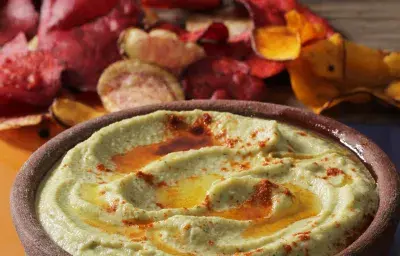 Crema Tipo Hummus de alcachofas