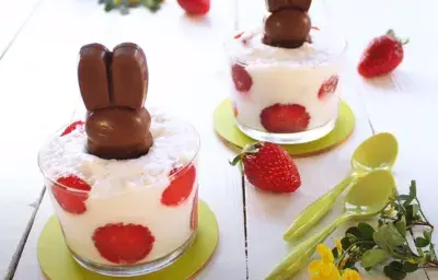 Espuma de coco con KITKAT® Bunny