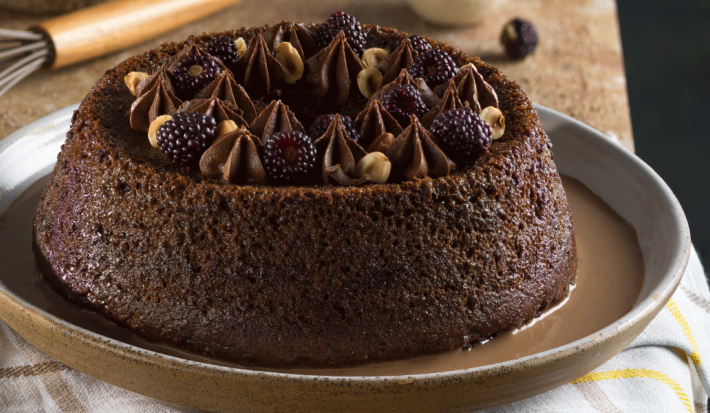 Torta húmeda de chocolate