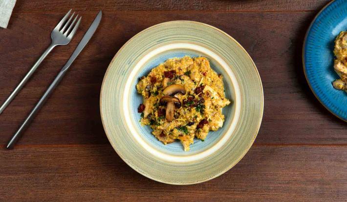 Risotto de quinoa y champiñones