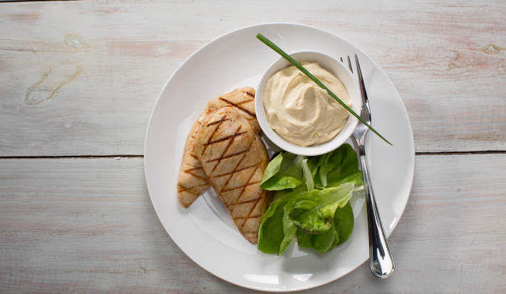 Pechugas al Grill con Mayonesa de Tofu