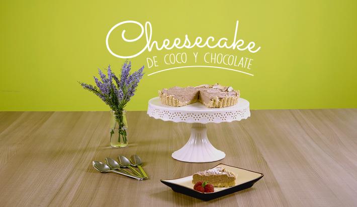 CHEESECAKE DE COCO Y CHOCOLATE