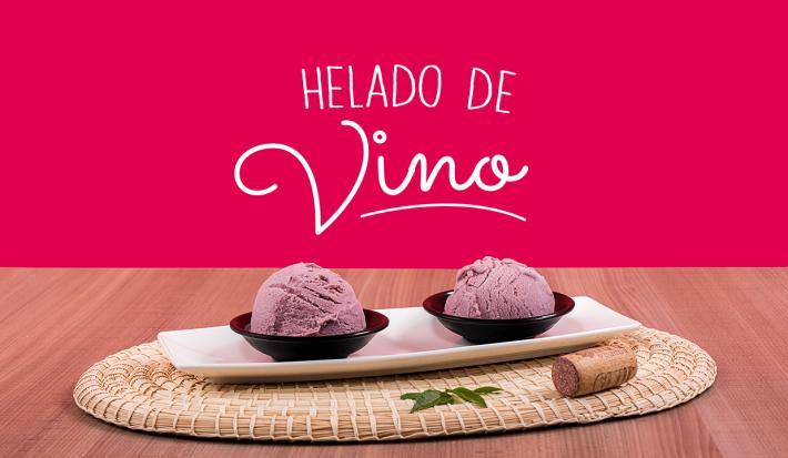 Helado de vino