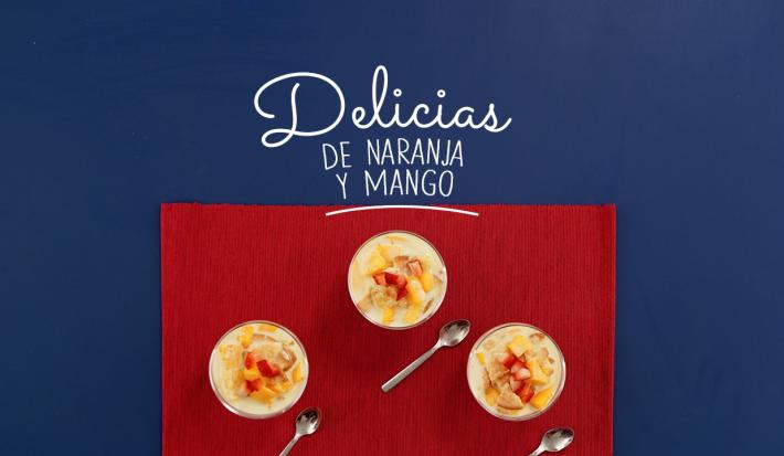 Delicias de Naranja y mango.