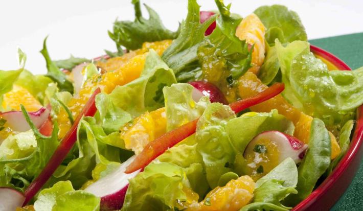 Deliciosa receta de ensalada con naranja