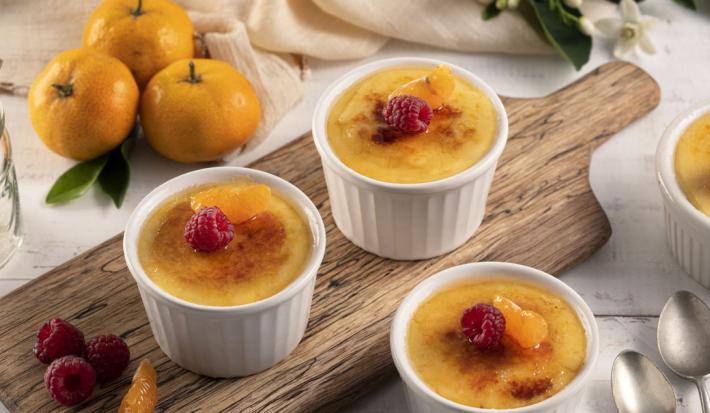 Crema Catalana con Frutas