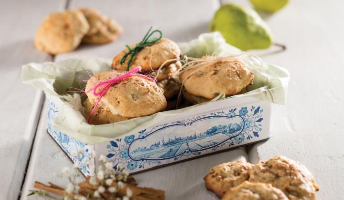 Galletas de pera con canela