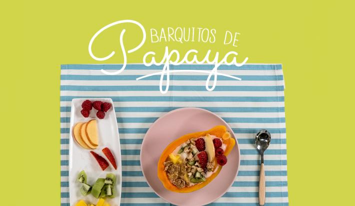 Barquitos de papaya