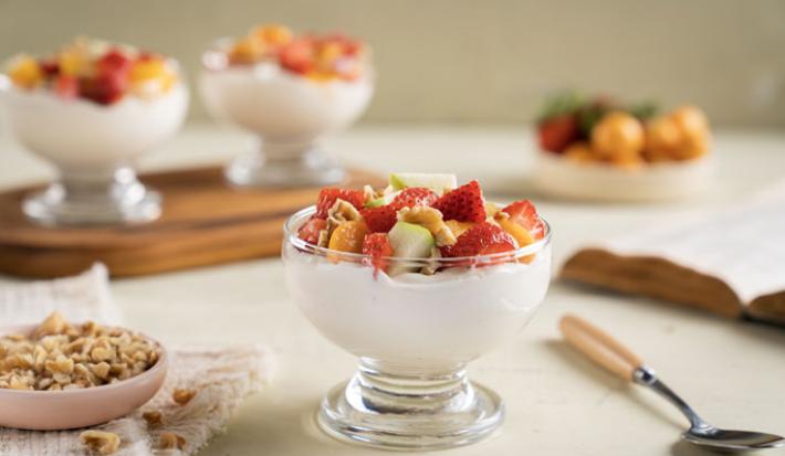 Frutas con Crema