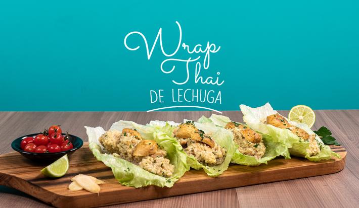 Wrap thai de lechuga