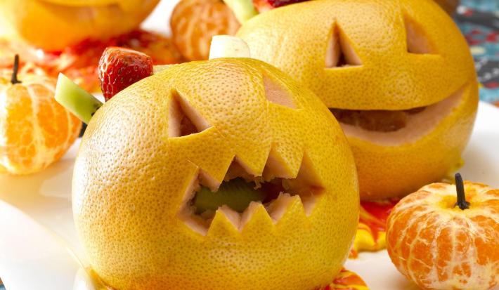 Calabaza Frutal para Halloween