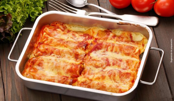 Canelones de Pollo