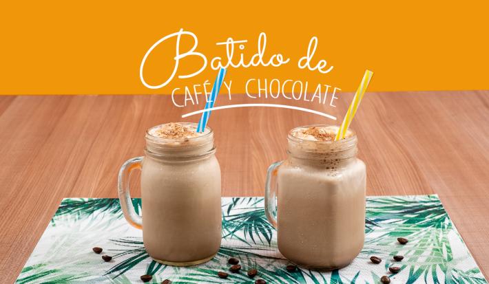 BATIDO DE CAFÉ Y CHOCOLATE