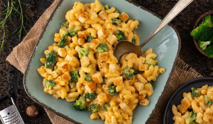 Macarrones con Queso y Brócoli