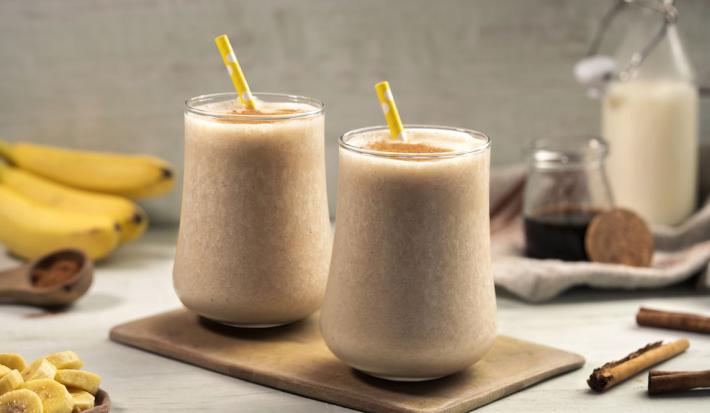 Smoothie de Banano y Canela sin Lactosa