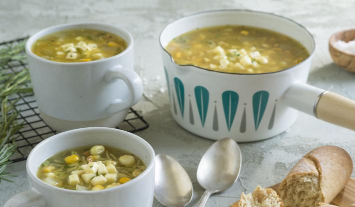 Sopa de sambo con choclo