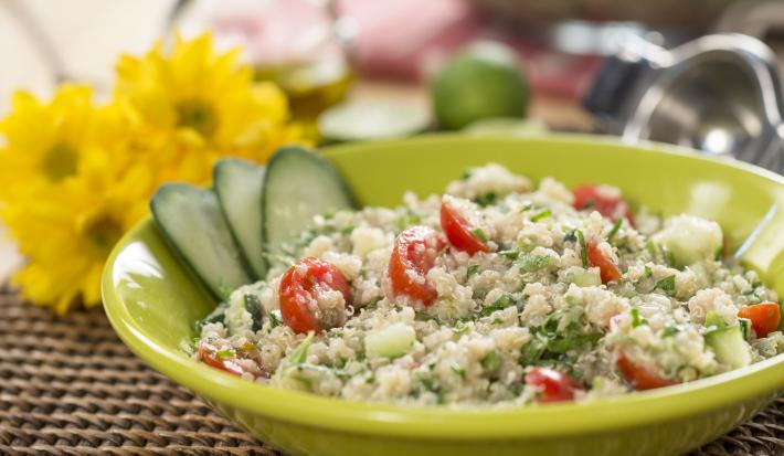 Ensalada de quinua y menta