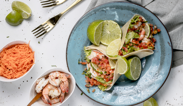 Tacos de Camarones Picante