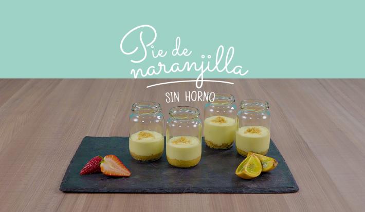 Pie de naranjilla sin horno